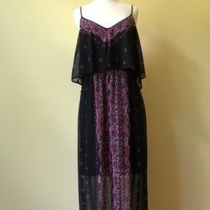 Express chiffon maxi dress
